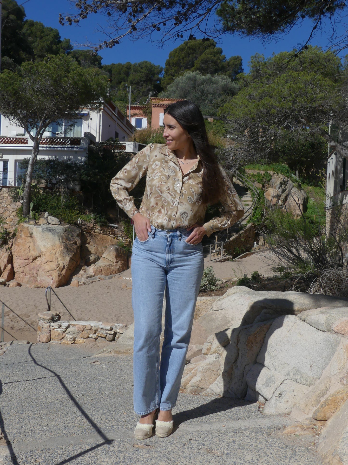 CAMILLE VINTAGE SHIRT - La Vague Vintage Shop