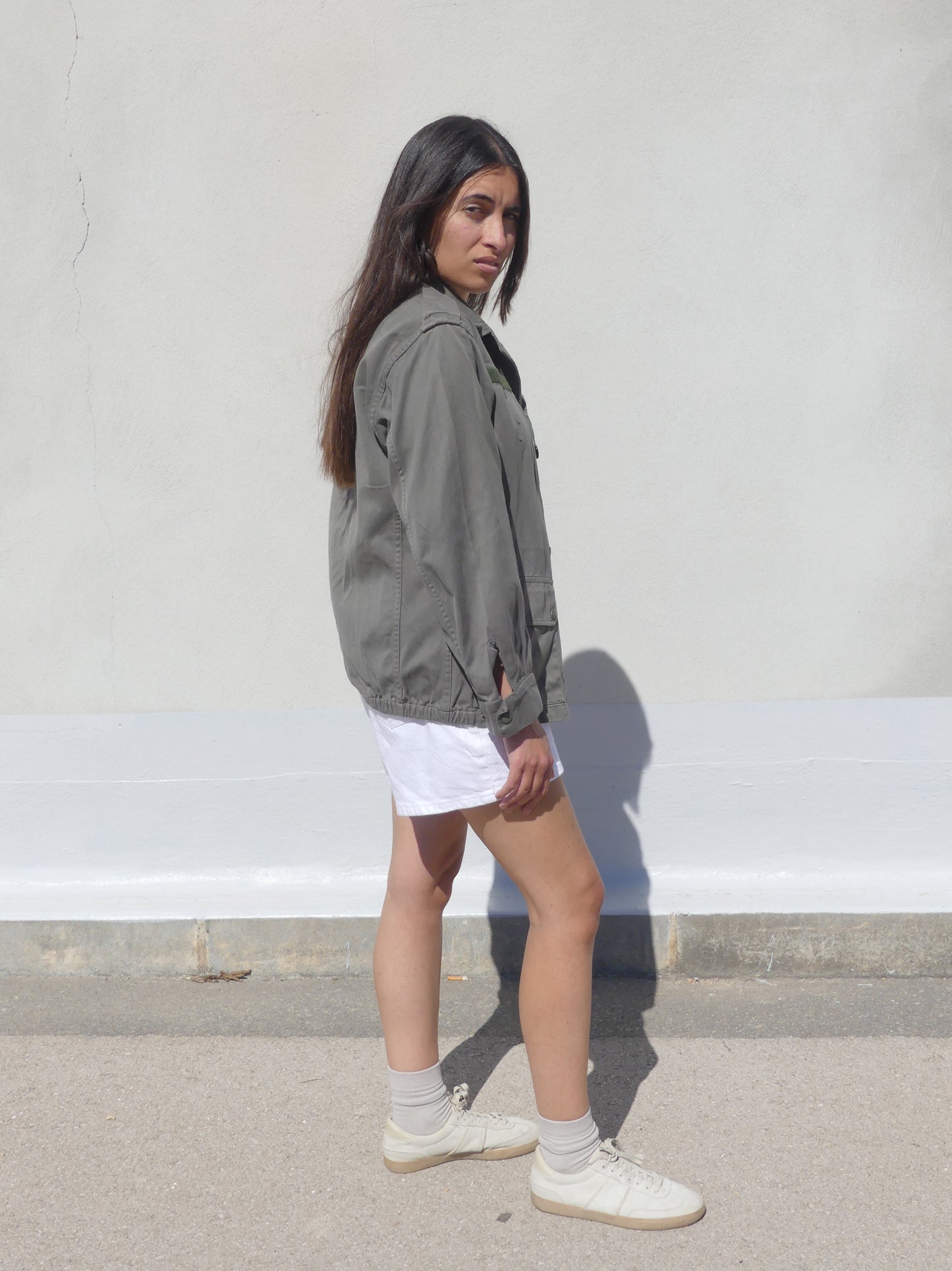 SIERRA VINTAGE MILITARY JACKET - La Vague Vintage Shop