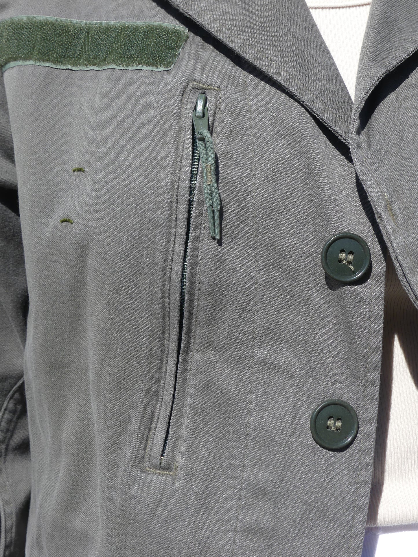 SIERRA VINTAGE MILITARY JACKET - La Vague Vintage Shop