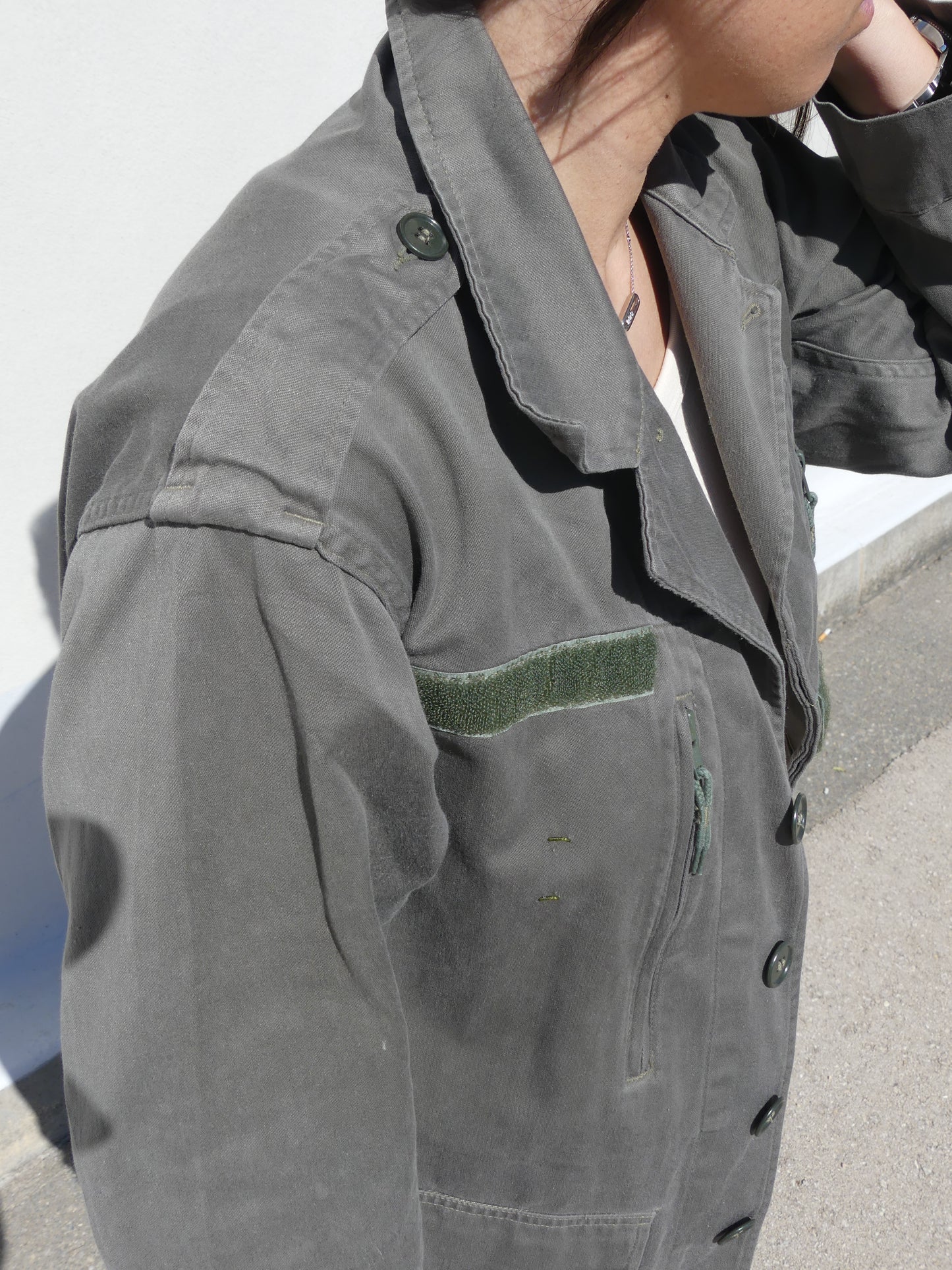 SIERRA VINTAGE MILITARY JACKET - La Vague Vintage Shop