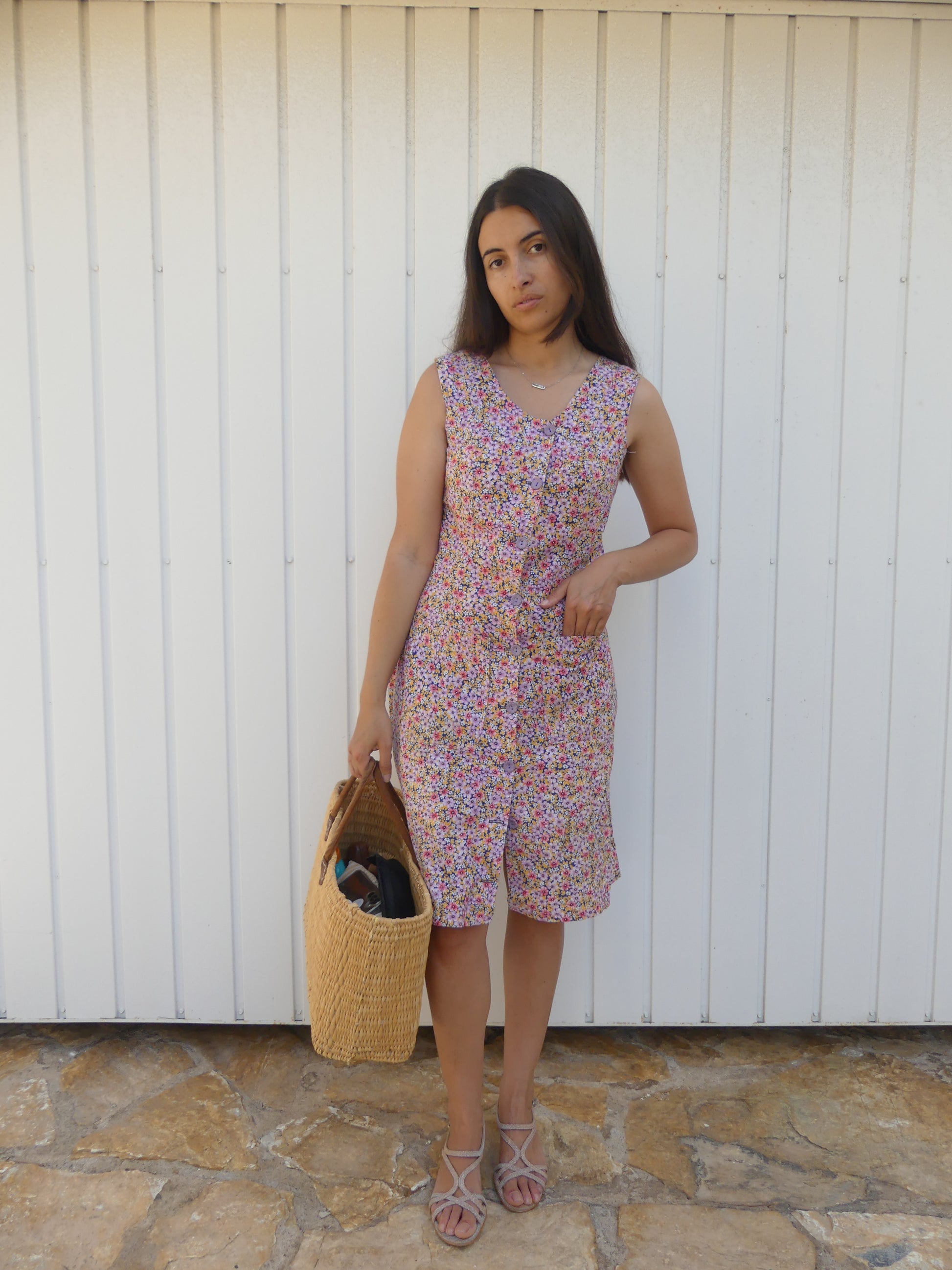 EMMA VINTAGE DRESS - La Vague Vintage Shop