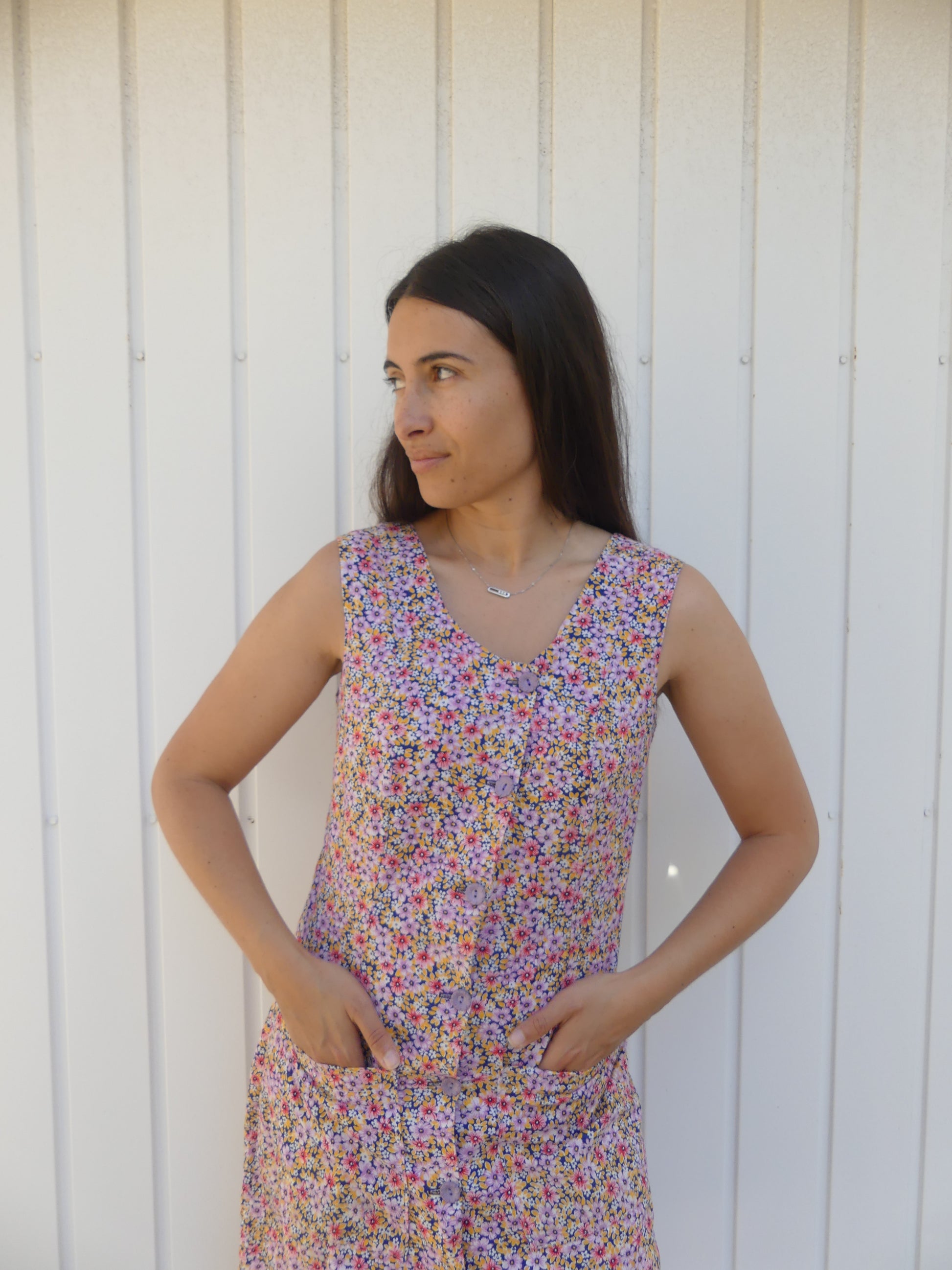 EMMA VINTAGE DRESS - La Vague Vintage Shop