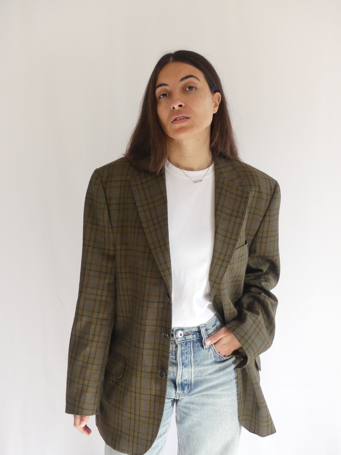 HOLLAND AND SHERRY VINTAGE BLAZER