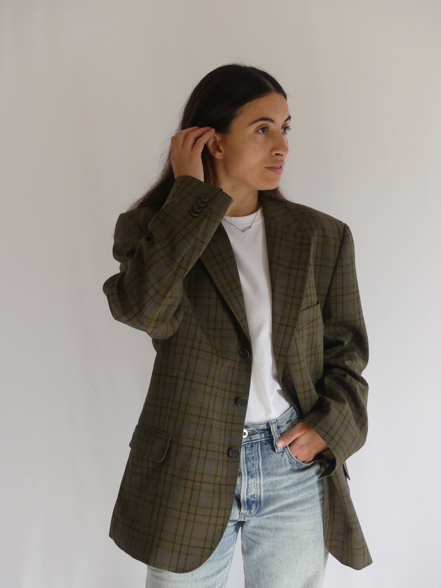 HOLLAND AND SHERRY VINTAGE BLAZER